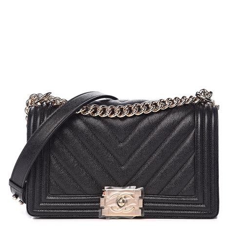 chanel boy black quilted and chevron caviar|BOY CHANEL .